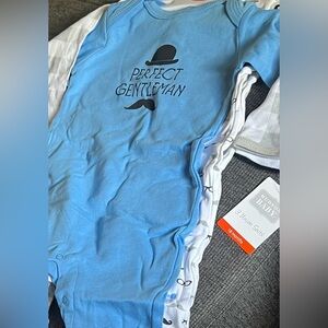 Hudson Baby Boy 3 Pack Open Feet Long Sleeve Cotton Coveralls Size 18 Months